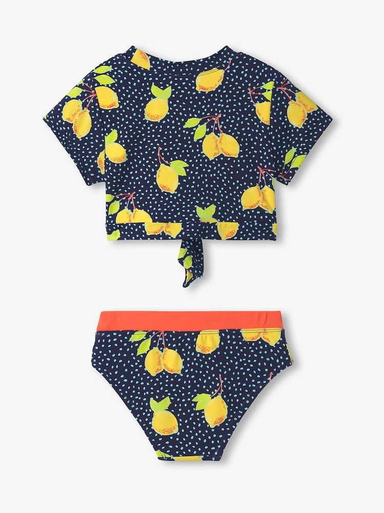 Hatley Blue Fresh Lemons Short Sleeve Tankini Set - Image 3 of 3 Hatley Blue Fresh Lemons Short Sleeve Tankini Set - Image 3 of 3