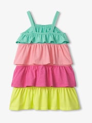 Hatley Blue Bright Rainbow Tiered Dress - Image 2 of 2