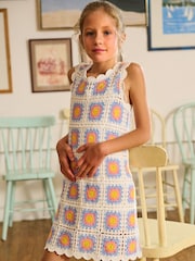 Rochie fără mâneci albă croșetată Hatley Buttercup - Imaginea 1 din 3