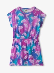 Hatley Purple Airbrush Dolphins Relaxed Dress - Image 1 of 2