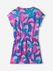 Hatley Purple Airbrush Dolphins Relaxed Dress - Image 2 of 2