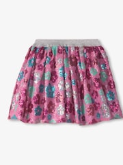 Hatley Pink Daisy Sequin Tulle Skirt - Image 2 of 2