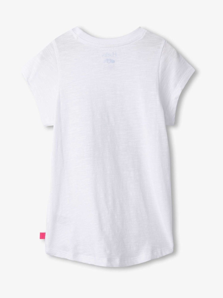 Hatley 100% Cotton Soda Pop Tie Front White T-Shirt - Image 2 of 2