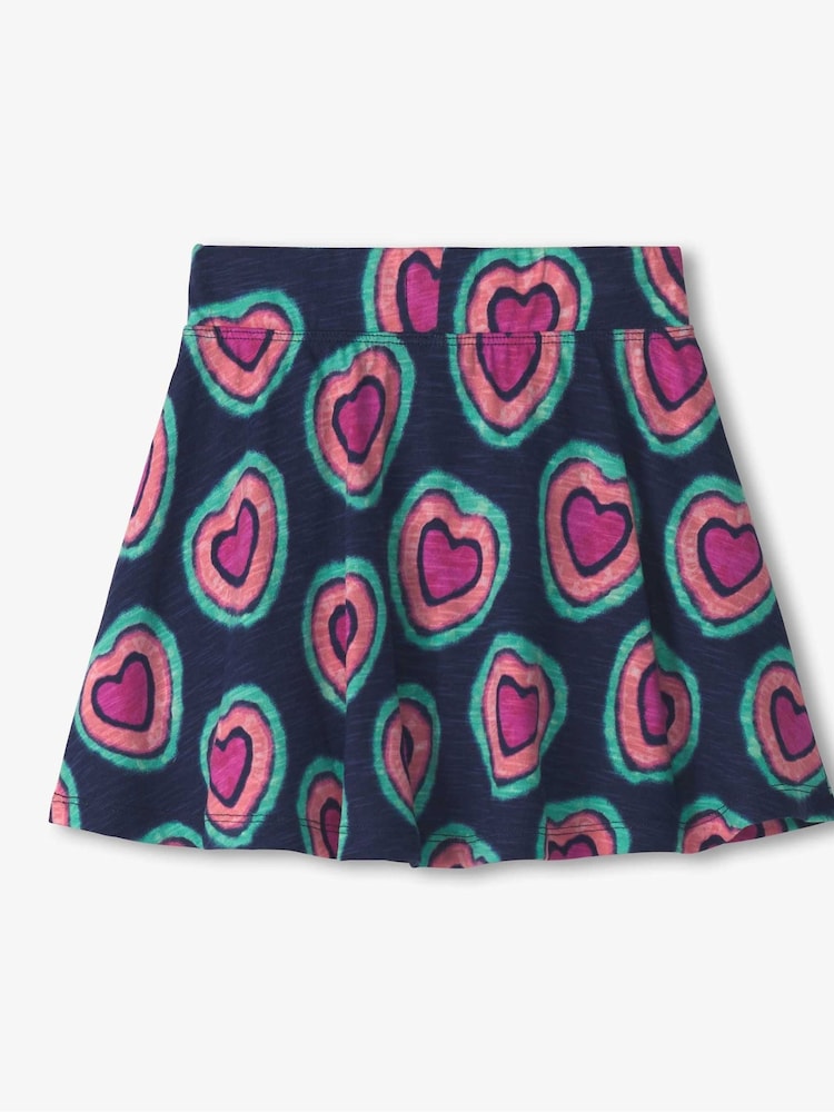 Hatley Blue Glowing Hearts Floaty Skort - Image 2 of 3