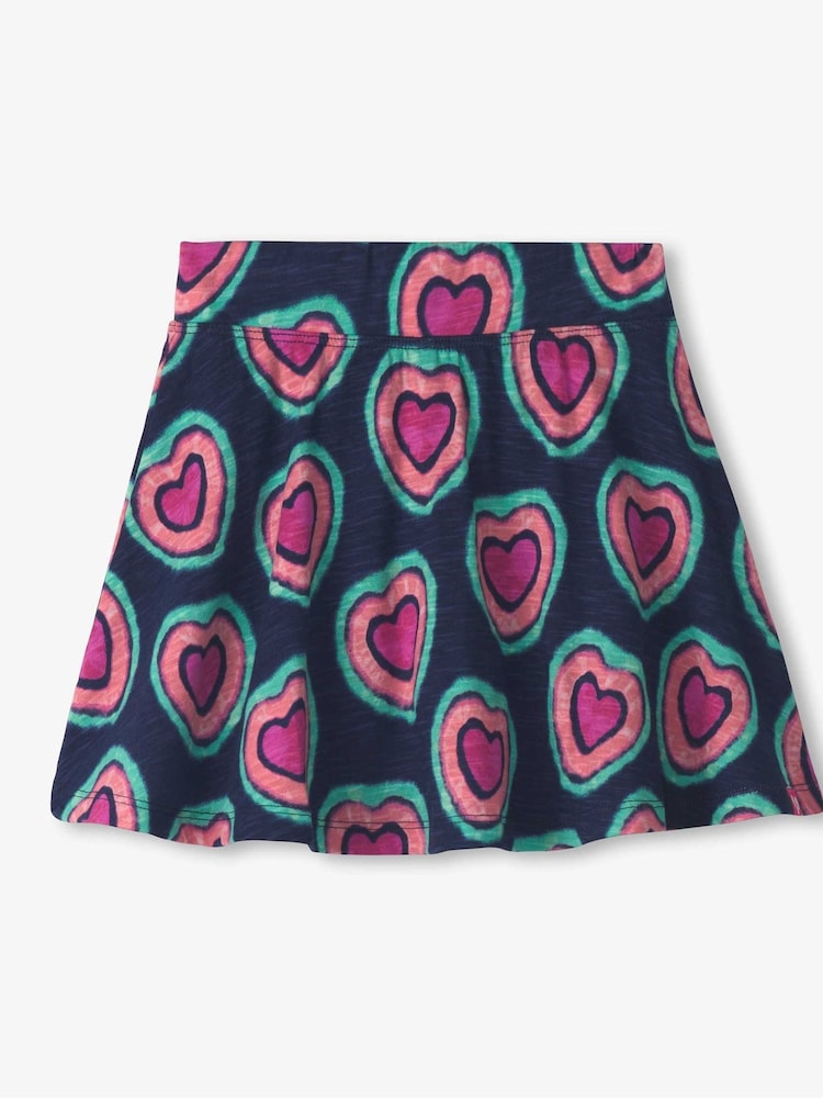 Hatley Blue Glowing Hearts Floaty Skort - Image 3 of 3
