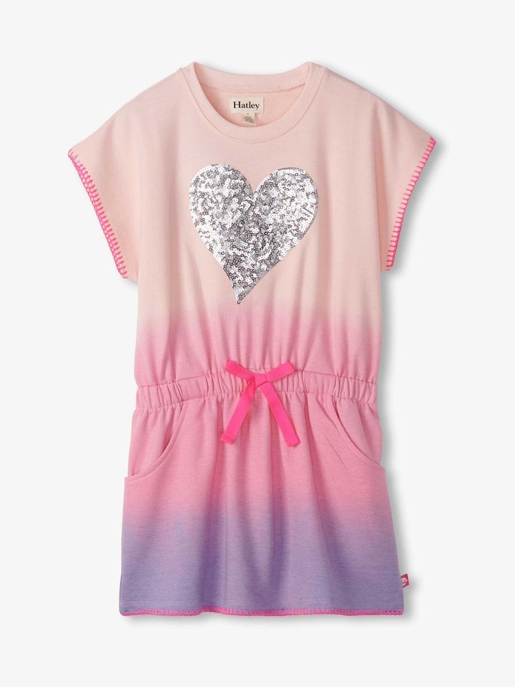 Hatley Pink Soft Dip Dye Pull On Dress - Image 1 of 2