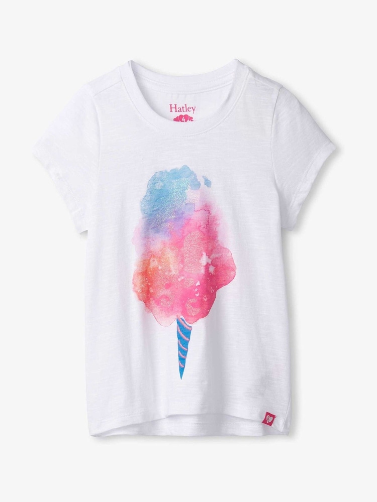Hatley 100% Cotton Candy Graphic T-Shirt - Image 1 of 2