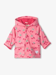 Hatley Pink Cherries Snap Coat - Image 1 of 2