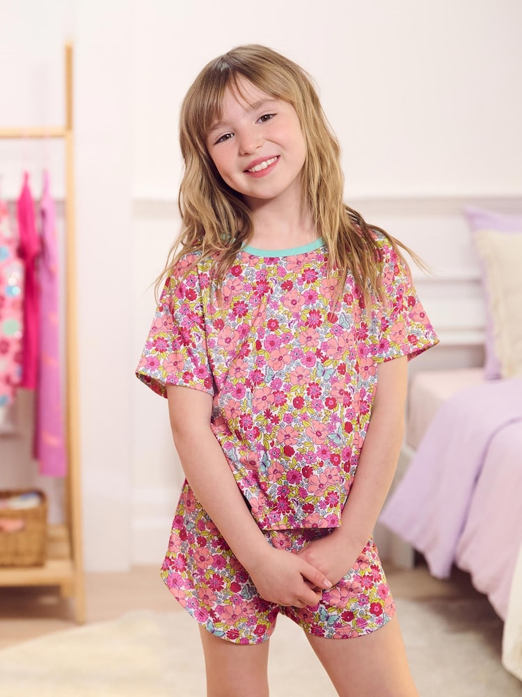 Комплект для сна Hatley Pink Groovy Flowers Short - Изображение 1 из 4