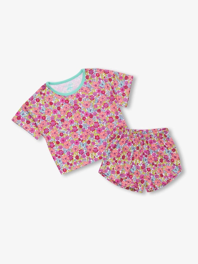 Комплект для сна Hatley Pink Groovy Flowers Short - Изображение 2 из 4