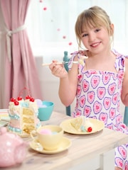 Hatley Glowing Hearts Smocked Angel White Dress - Image 1 of 3