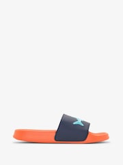 Hatley Orange Shark Slide On Sandals - Image 2 of 3