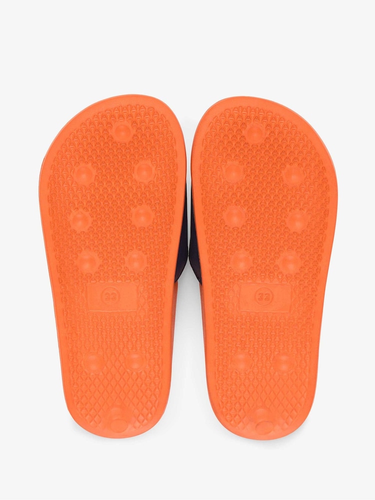 Hatley Orange Shark Slide On Sandals - Image 3 of 3