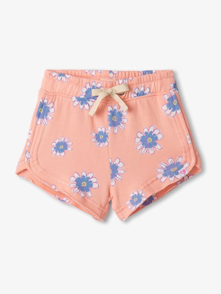 Hatley Pink Doodle Daisy Pull On Shorts - Image 1 of 2