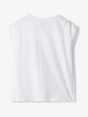Hatley Tiger Cinched Shoulder White Top - Image 3 of 3