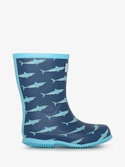 Hatley Blue Shark Tank Packable Wellies - Image 2 of 3