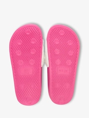 Hatley Pink Sequin Hearts Slide On Sandals - Image 3 of 3