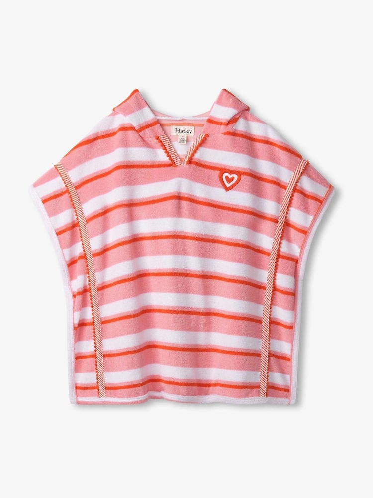 Pink Stripes Hooded Cover-Up - Image 2 of 3