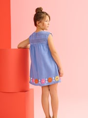 Hatley Blue Persian Jewel Crochet Bodice Dress - Image 2 of 4