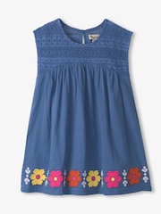 Hatley Blue Persian Jewel Crochet Bodice Dress - Image 3 of 4
