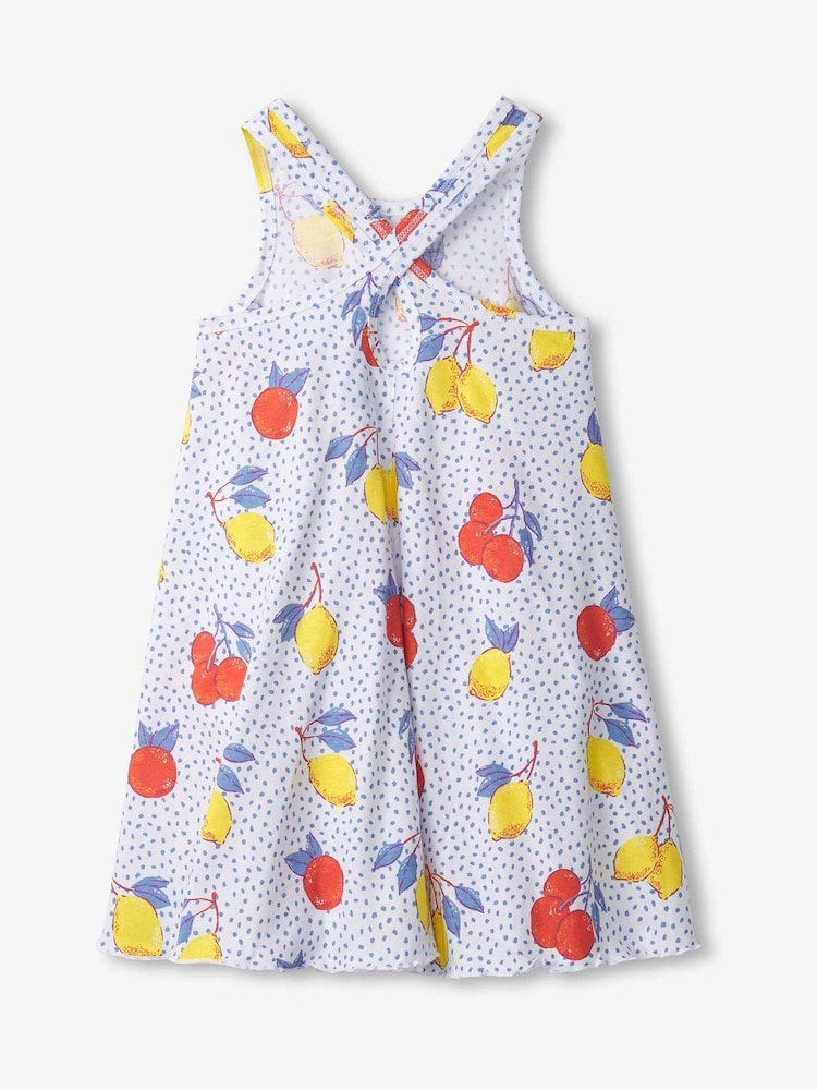 Hatley Fresh Citrus Trapeze White Dress - Image 2 of 2
