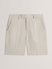 Creme - Shorts de linho Ted Baker Kenleys - Imagem 5 de 6