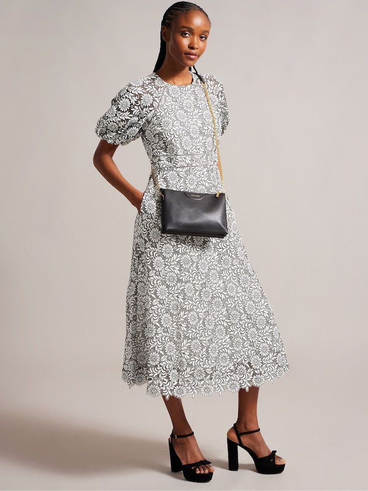 Ted Baker Black Esille-Webbing Cross-Body Bag - Image 2 of 5