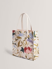 Ted Baker Pink Palamaa-Floral Printed Large Icon Bag - Image 2 of 4