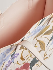 Ted Baker Pink Palamaa-Floral Printed Large Icon Bag - Image 4 of 4