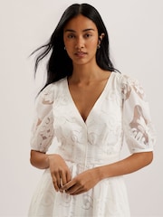 Кружевные рукава-буфы среднего размера Ted Baker Agnel - Image 2 of 6