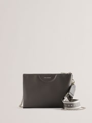 Ted Baker Grey Esille-Webbing Cross-Body Bag - Image 1 of 5
