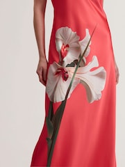 Ted Baker Ajima-Halter Neck Bias Cut Maxi Dress - Image 2 of 5