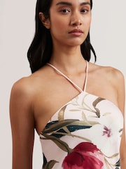 Ted Baker Almaria-Halter Neck Bias Cut Maxi Dress - Image 2 of 5