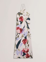 Ted Baker Almaria-Halter Neck Bias Cut Maxi Dress - Image 4 of 5