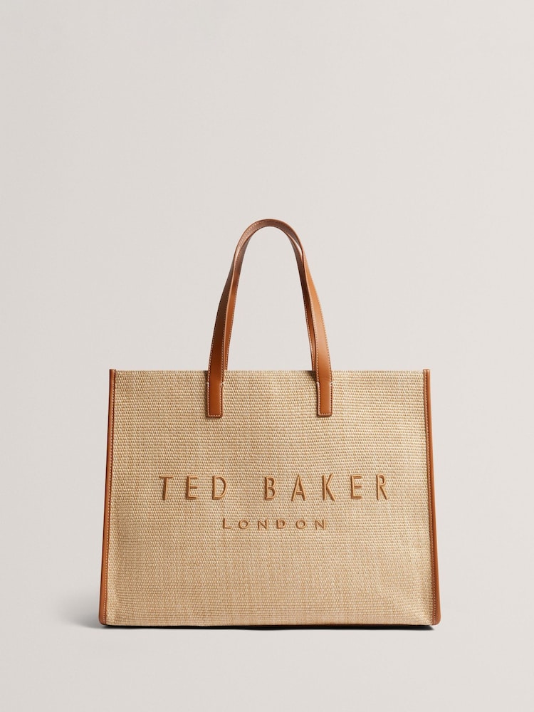Ted Baker Pallmer-Faux Raffia Large Icon Bag - Bild 2 von 5
