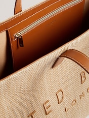Ted Baker Pallmer-Faux Raffia Large Icon Bag - Bild 5 von 5