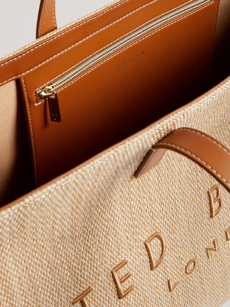 Ted Baker Pallmer-Faux Raffia Large Icon Bag - Bild 5 von 5