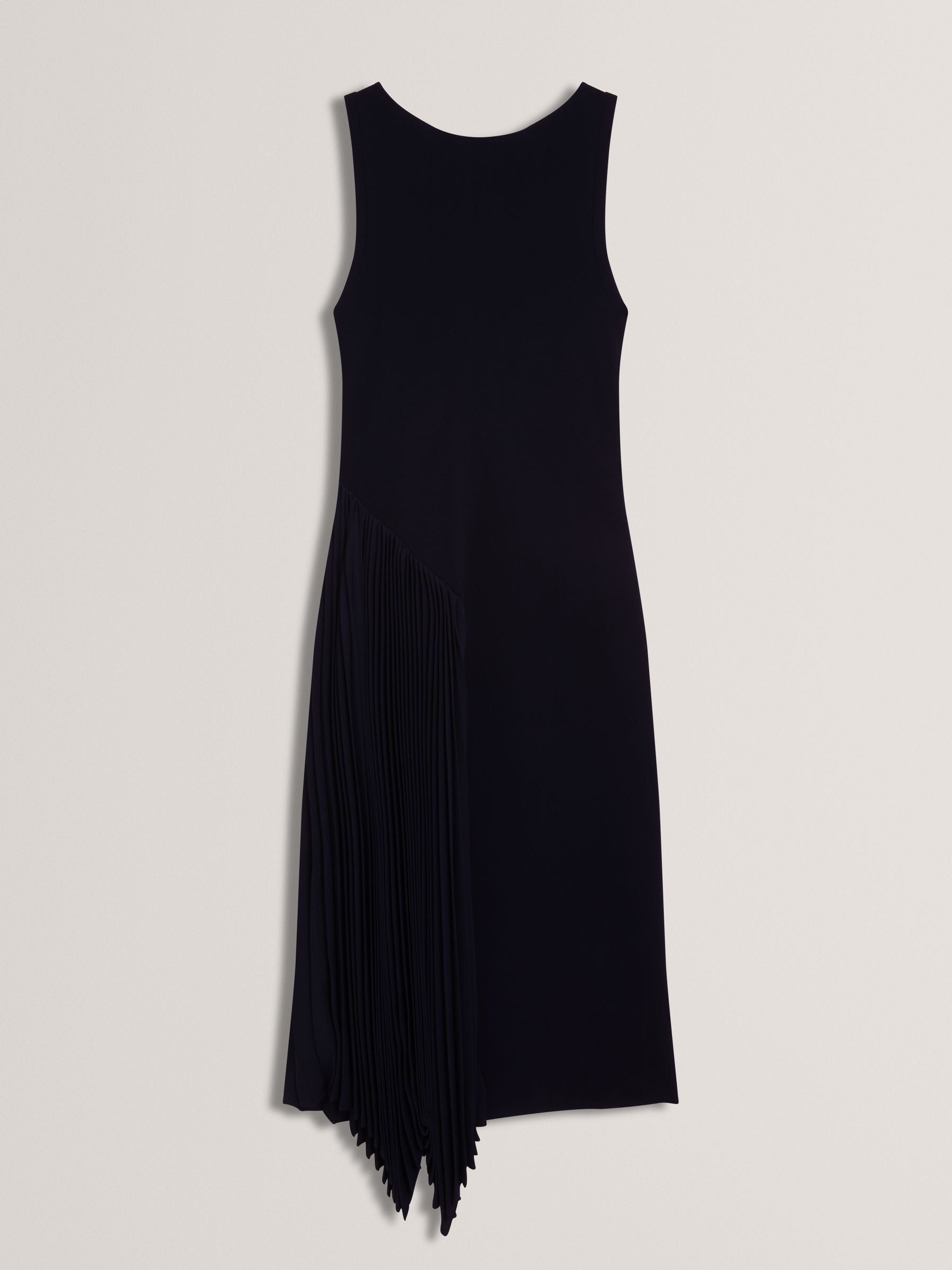 Ted Baker アズィーナ スラッシュネック プリーツパネルドレス Buy Ted Baker White Azzina Knit Slash Neck Dress With Pleat