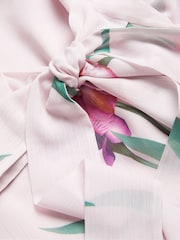Ted Baker Pink Fasnia Angel Sleeve Wrap Mini Dress - Image 6 of 7