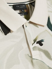 Поло из 100% хлопка с принтом Ted Baker Kivem - Image 5 of 6
