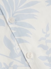 Ted Baker Blue Kits Short Sleeve Relaxed Floral Print Shirt - Image 7 of 7