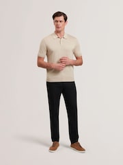Ozke lanene hlače Ted Baker Kumart - Slika 1 iz 6