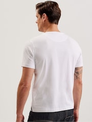 Ted Baker Portra Branded 100% Cotton T-Shirt - Image 4 of 7