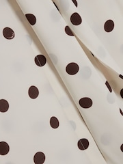 Ted Baker White Alizaa-Scarf Detail Long Sleeve Blouse - Image 5 of 5