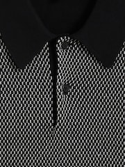 Ted Baker Ardo Small Stitch Knitted 100% Cotton Polo Shirt - صورة 6 من 6