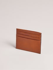 Ted Baker Brown Raffle Embossed Corner Leather Card Holder - Image 2 of 3