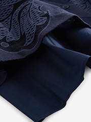 Ted Baker Blue Bacina Lace Puff Sleeve Blouse - Image 6 of 9