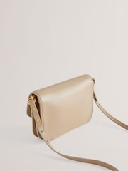 Ted Baker Brown Kkaysa Polished Small Leather Cross-Body Bag - Image 3 of 5