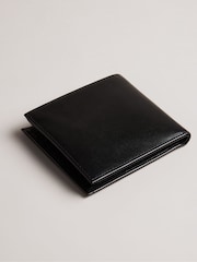 Ted Baker Black Prugs Embossed Corner Leather Bifold Wallet - Image 2 of 4