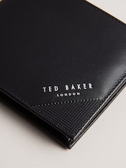 Ted Baker Black Prugs Embossed Corner Leather Bifold Wallet - Image 4 of 4